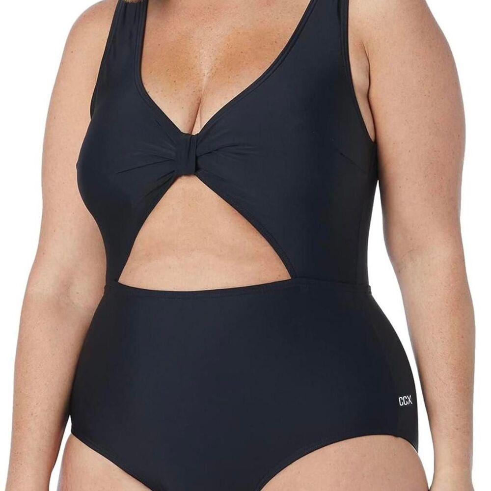 City-chic Women's Black Swimsuit-one-piece